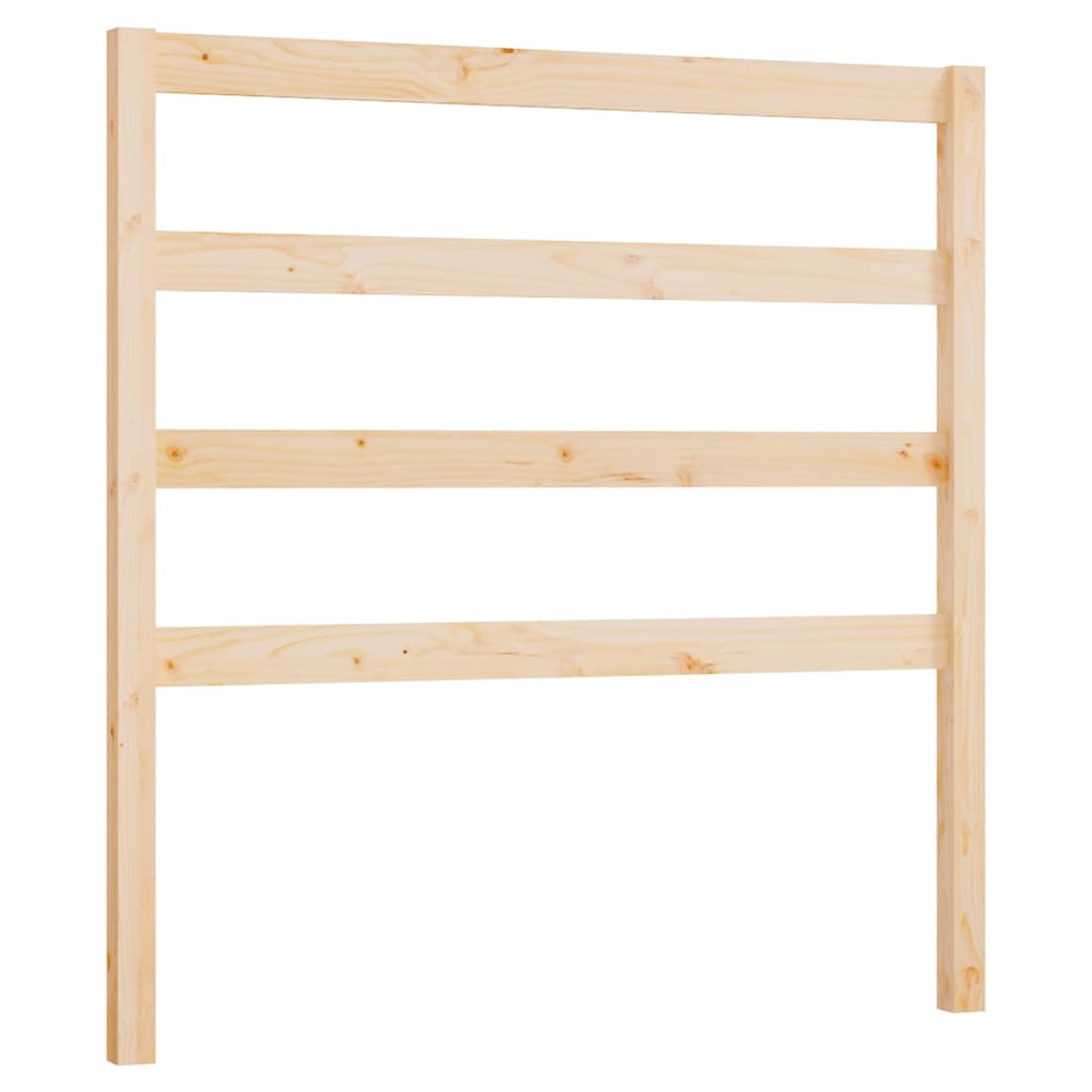 sengegavl 95x4x100 cm massivt fyrretræ