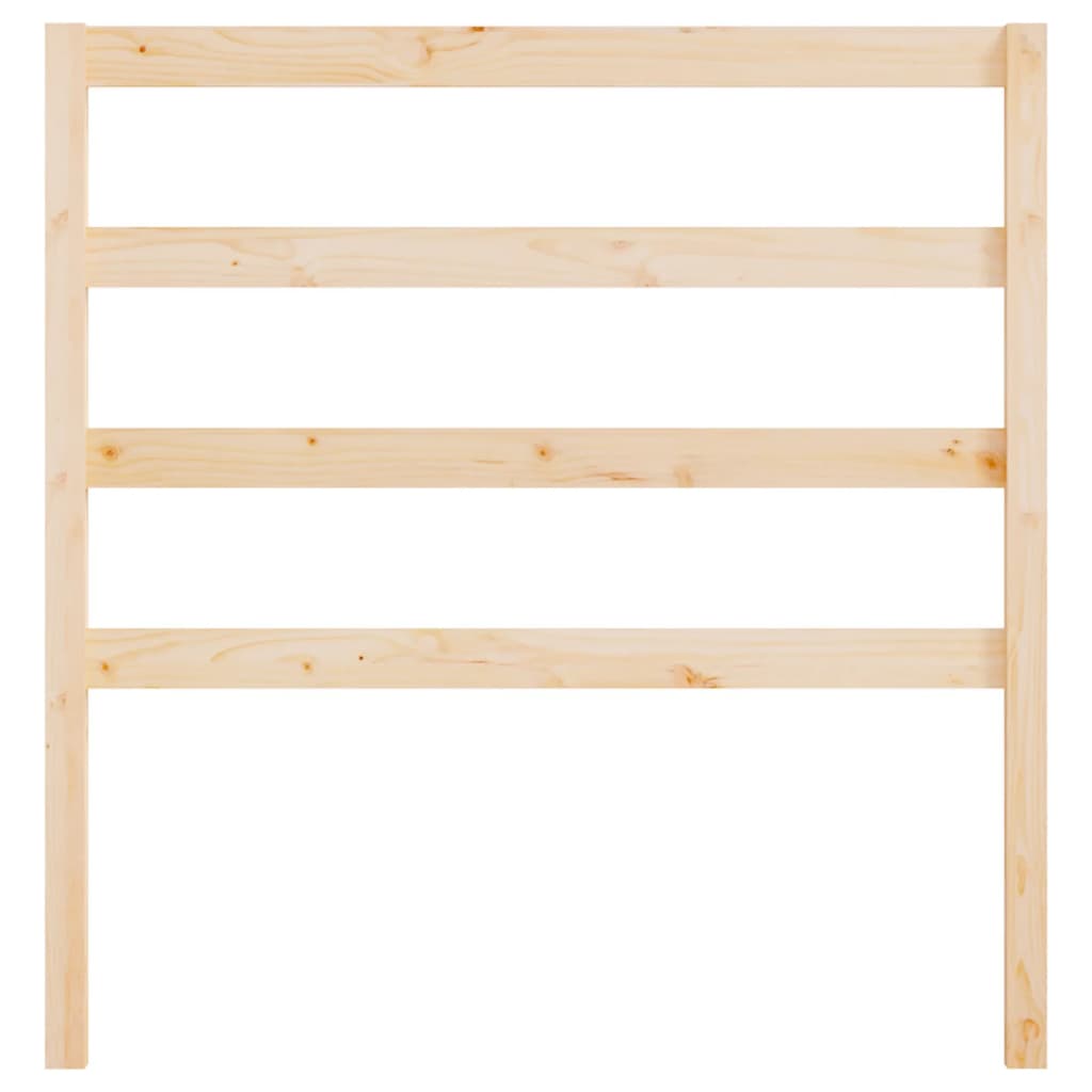 sengegavl 95x4x100 cm massivt fyrretræ