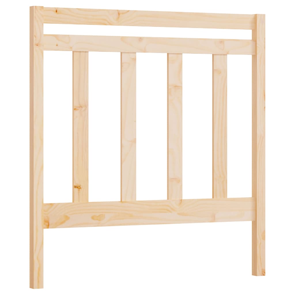 sengegavl 95x4x100 cm massivt fyrretræ