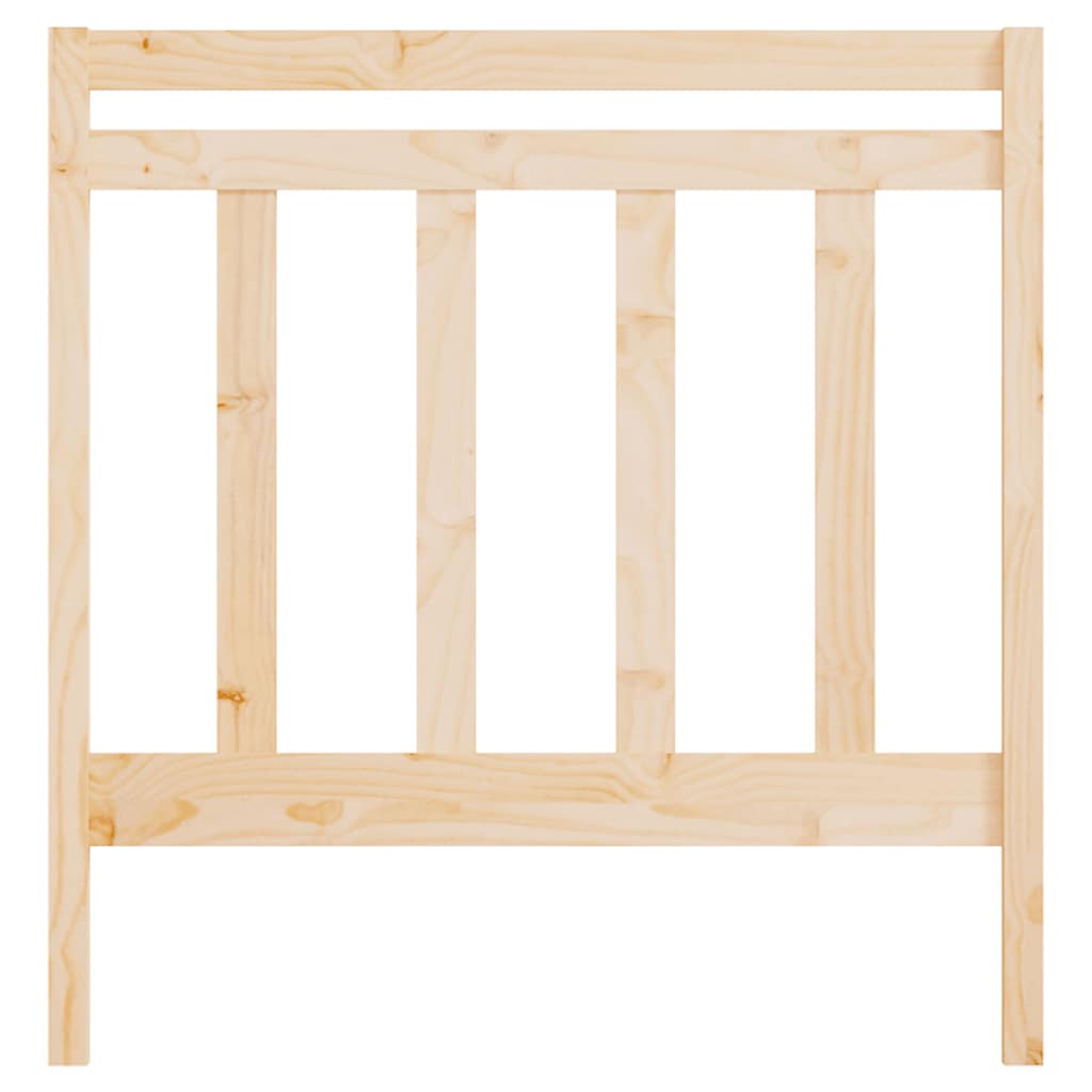 sengegavl 95x4x100 cm massivt fyrretræ