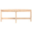 sofabord 118x63x45 cm massivt fyrretræ