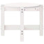 sofabord 87x48x35 cm massivt fyrretræ hvid
