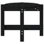 sofabord 87x48x35 cm massivt fyrretræ sort