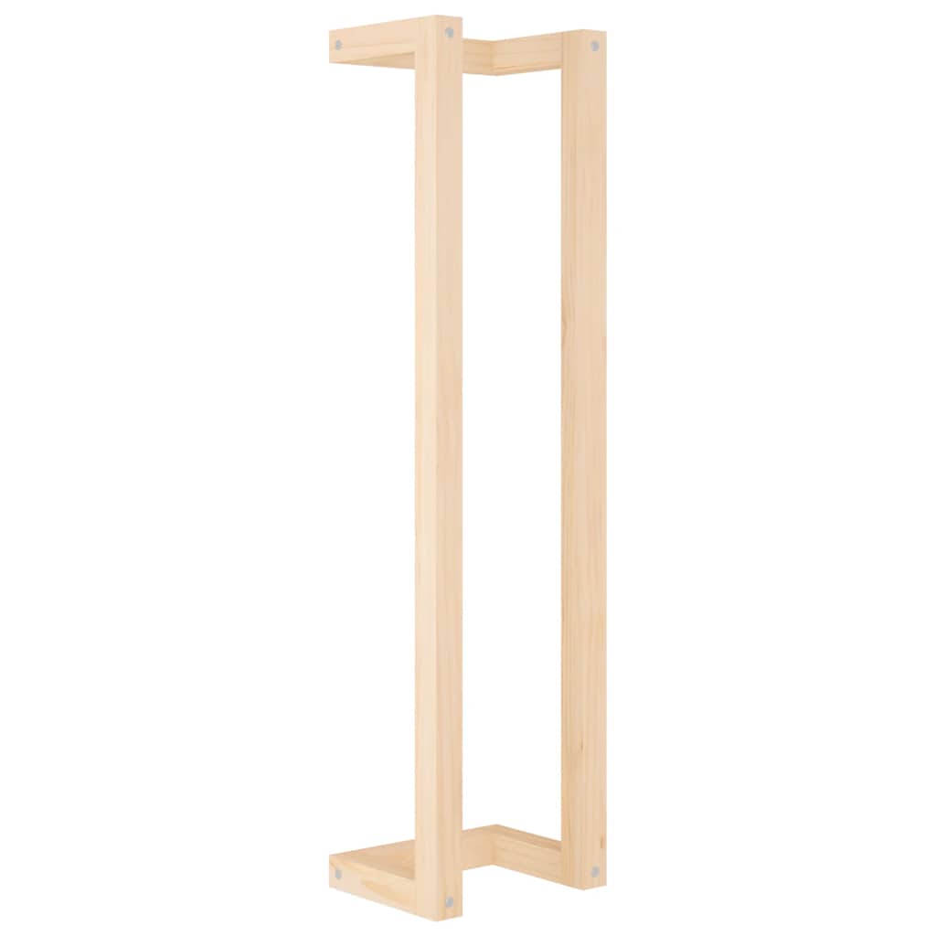 håndklædeholder 23x18x90 cm massivt fyrretræ