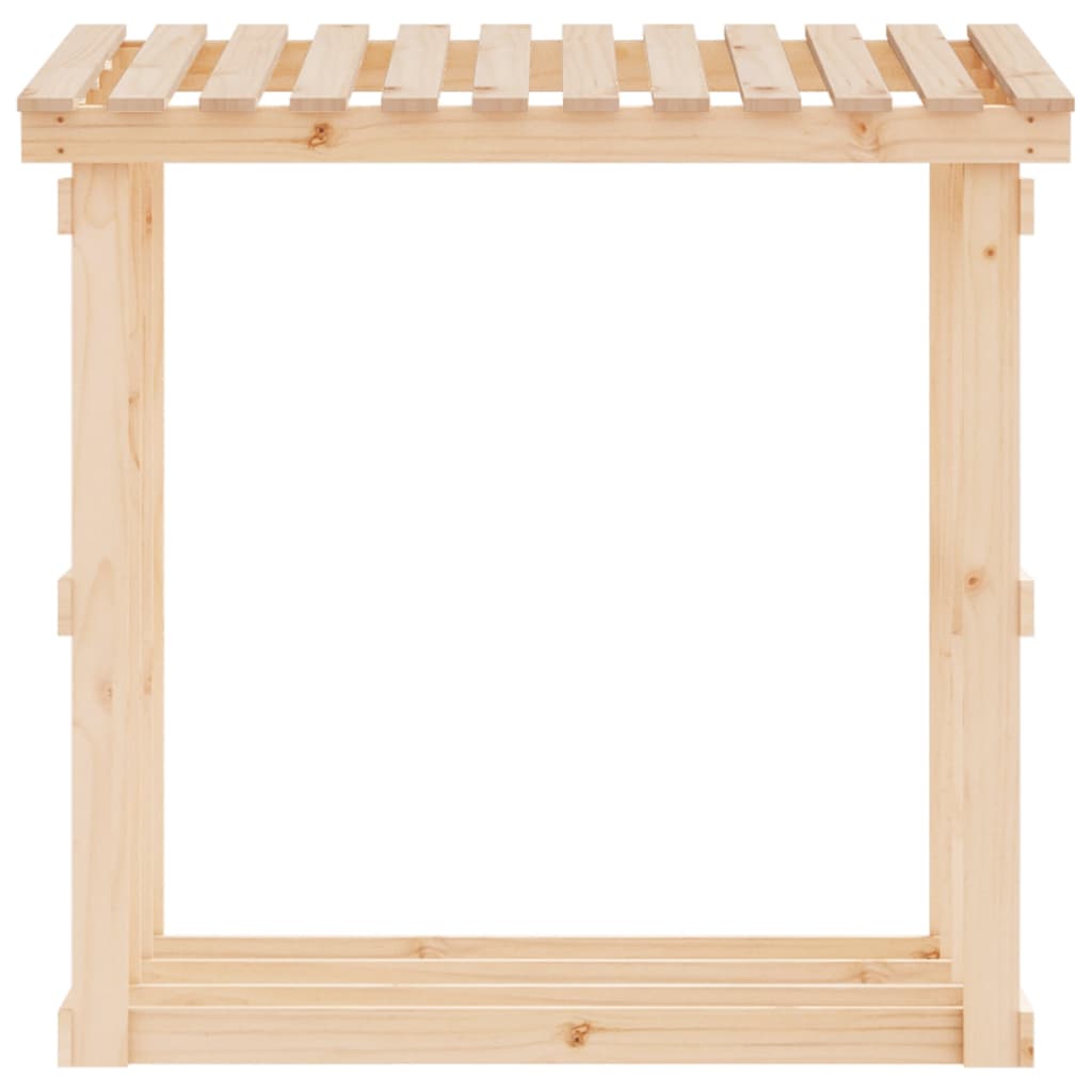 brændestativ 108x64,5x109 cm massivt fyrretræ
