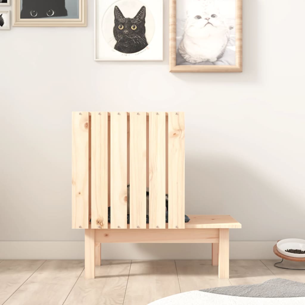 kattehus 60x36x60 cm massivt fyrretræ