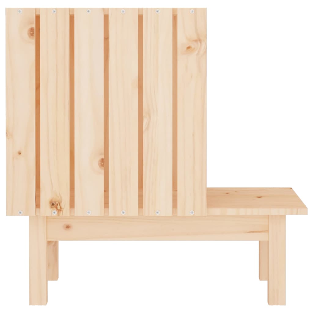 kattehus 60x36x60 cm massivt fyrretræ