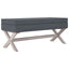 opbevaringsskammel 110x45x49 cm velour mørkegrå