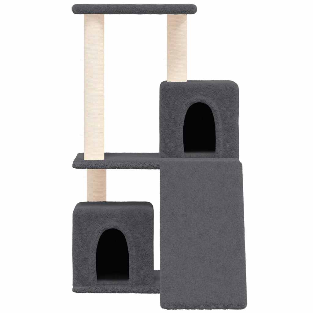 kradsetræ med sisalstolper 82 cm mørkegrå