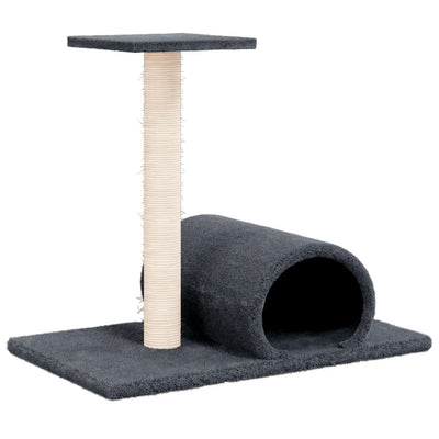 kradsetræ med tunnel 60x34,5x50 cm mørkegrå