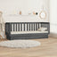daybed 75x190 cm massivt fyrretræ grå