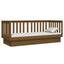 daybed 75x190 cm massivt fyrretræ gyldenbrun