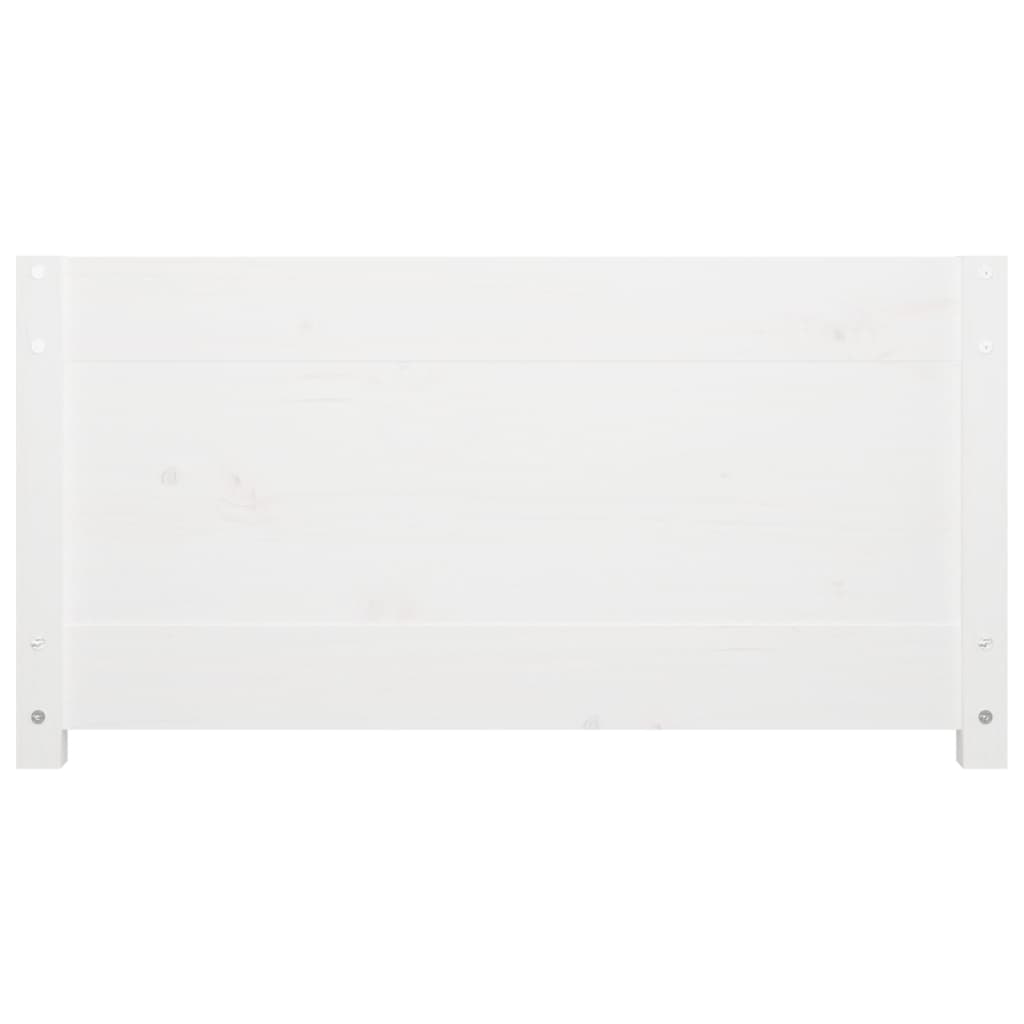 daybed uden madras 80x200 cm massivt fyrretræ hvid