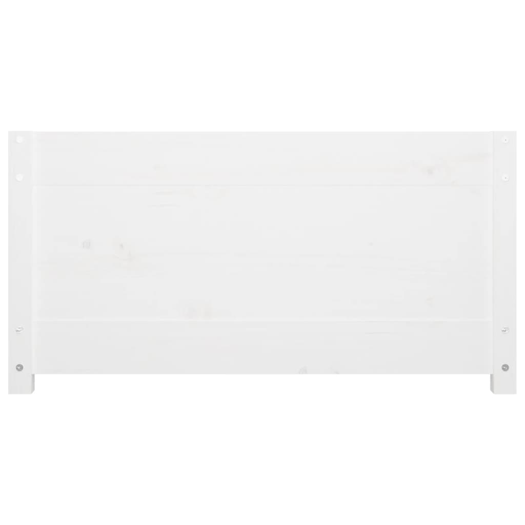 daybed uden madras 90x200 cm massivt fyrretræ hvid