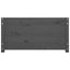 daybed 90x200 cm massivt fyrretræ grå