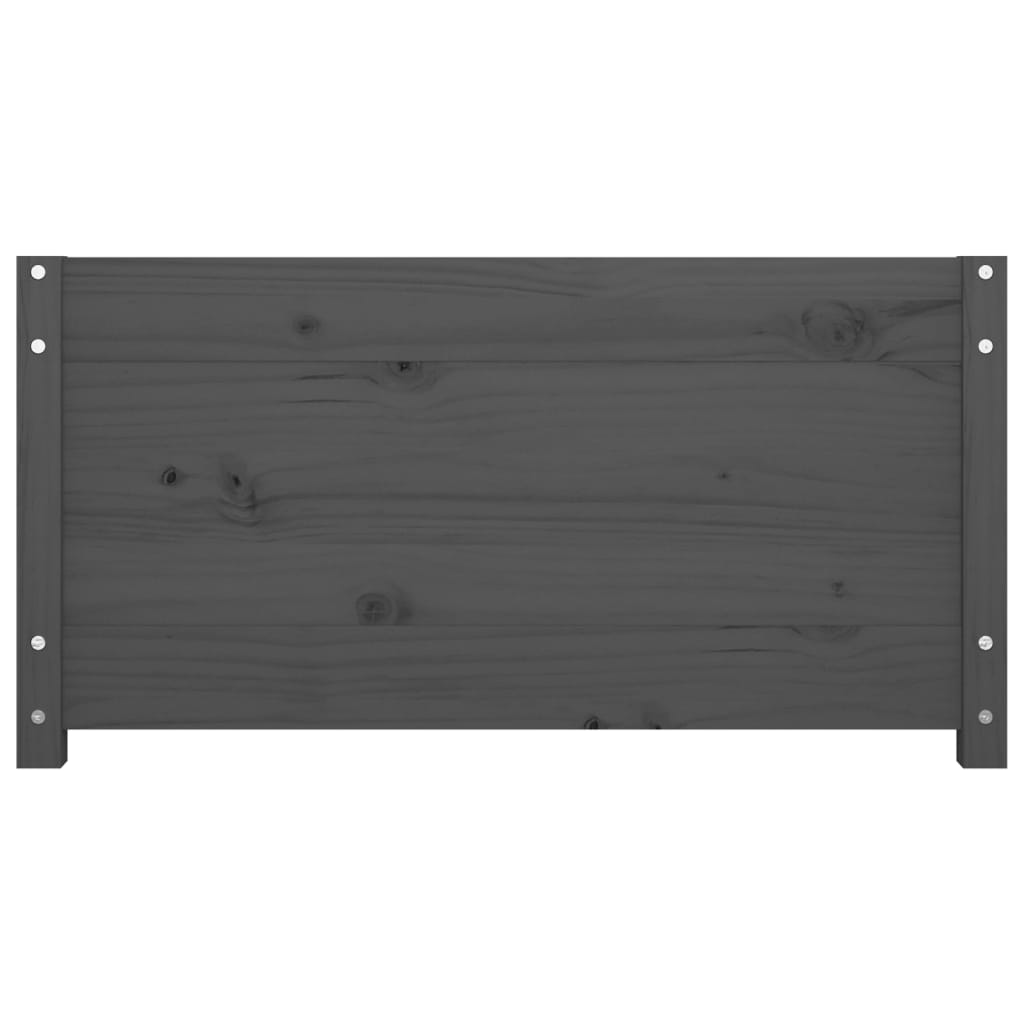 daybed 90x200 cm massivt fyrretræ grå