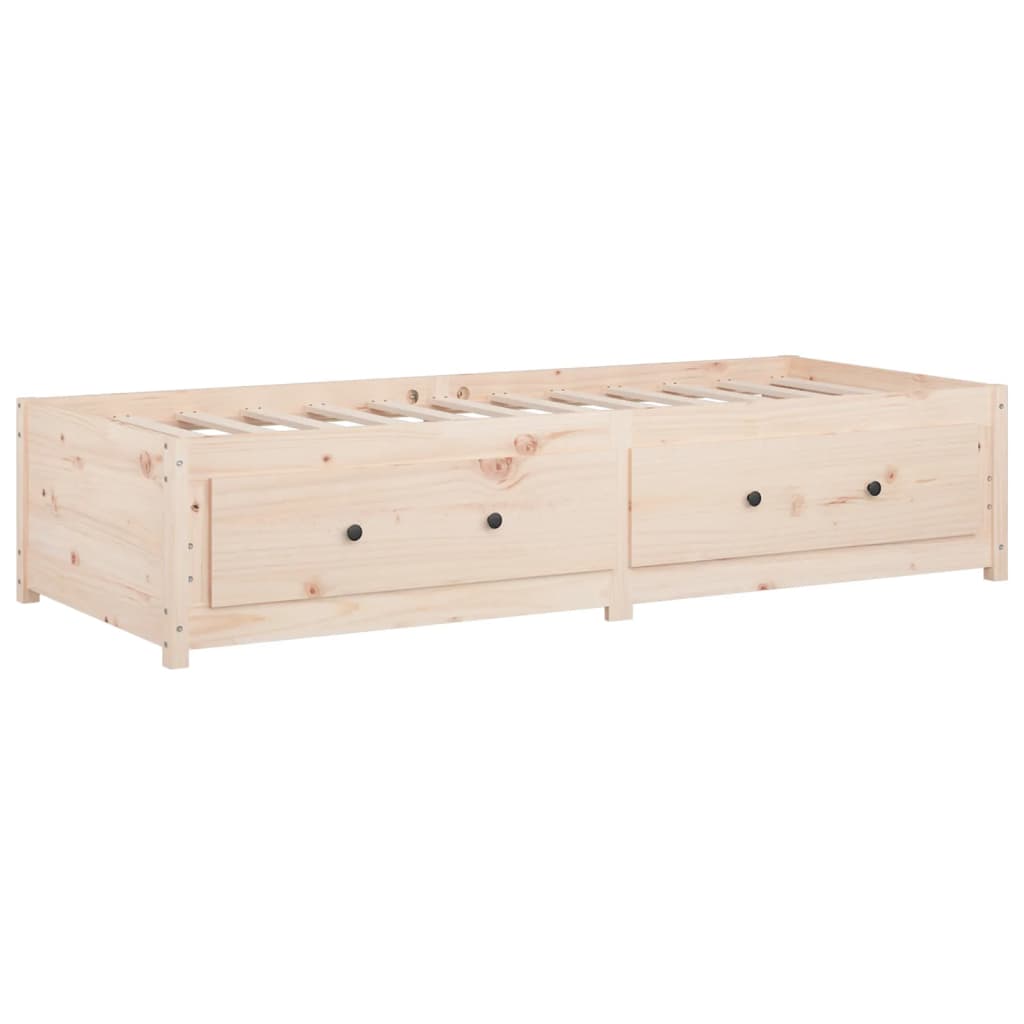 dagseng 75x190 cm Lille enkelt massivt træ fyr