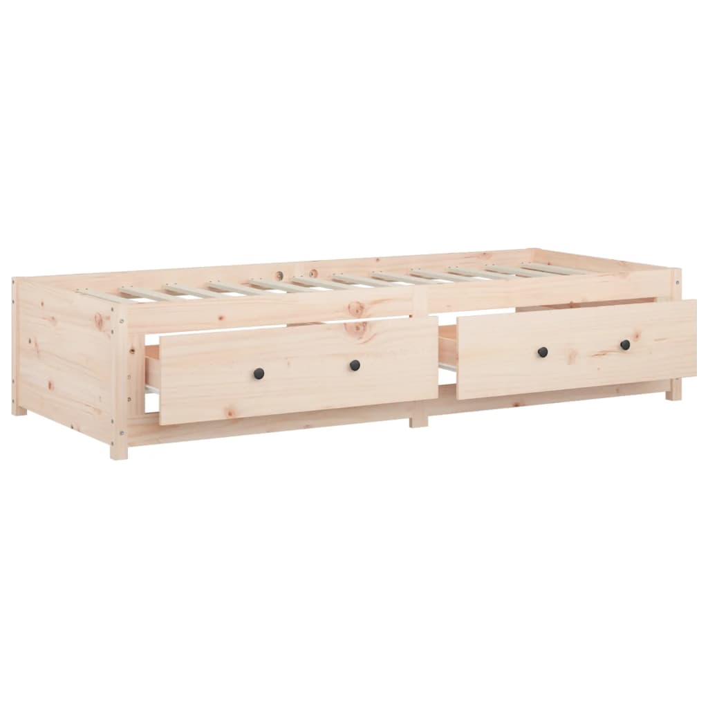 dagseng 75x190 cm Lille enkelt massivt træ fyr
