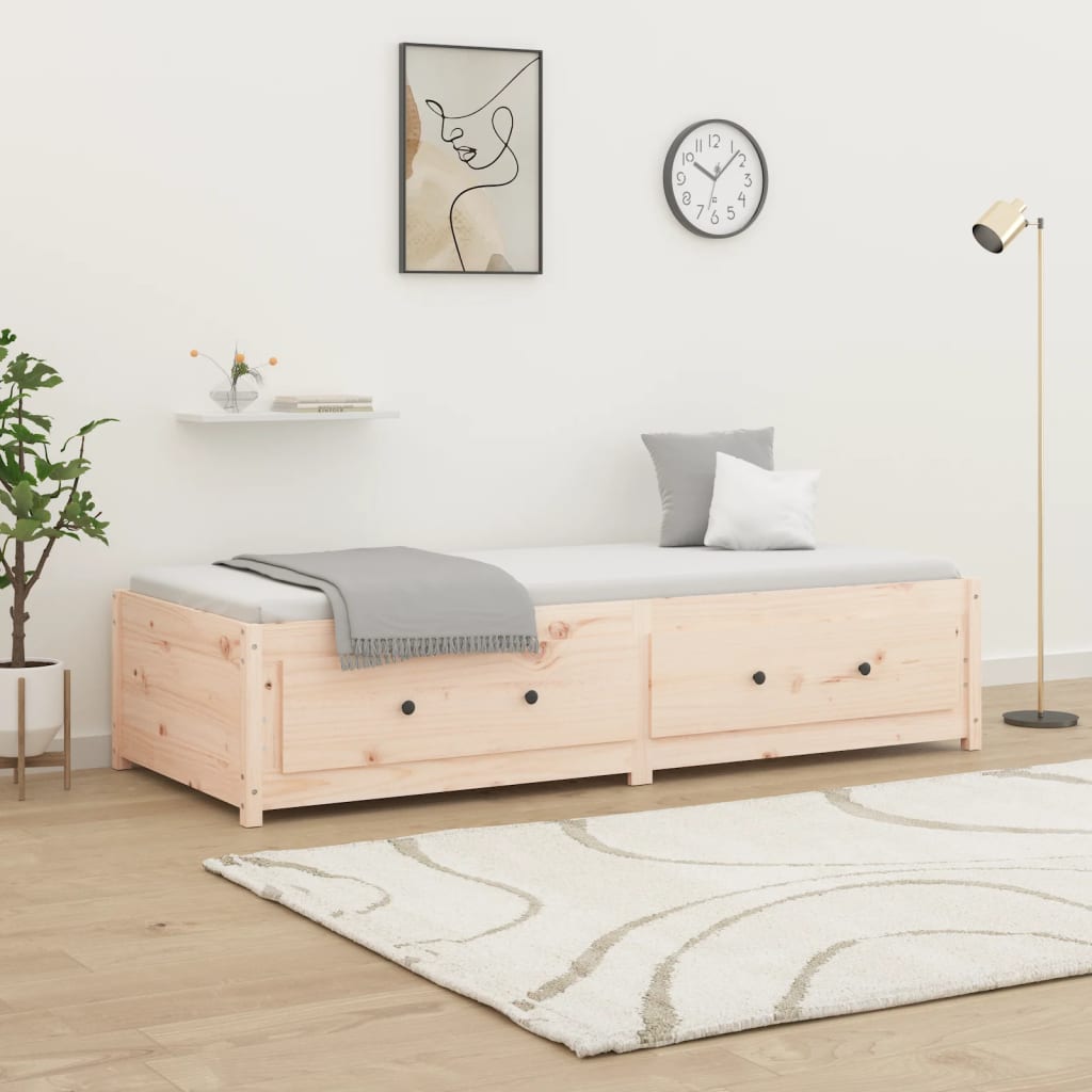 dagseng 75x190 cm Lille enkelt massivt træ fyr