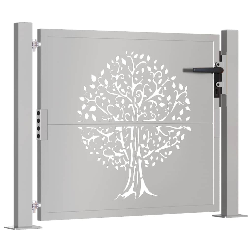havelåge 100x75 cm cortenstål trædesign