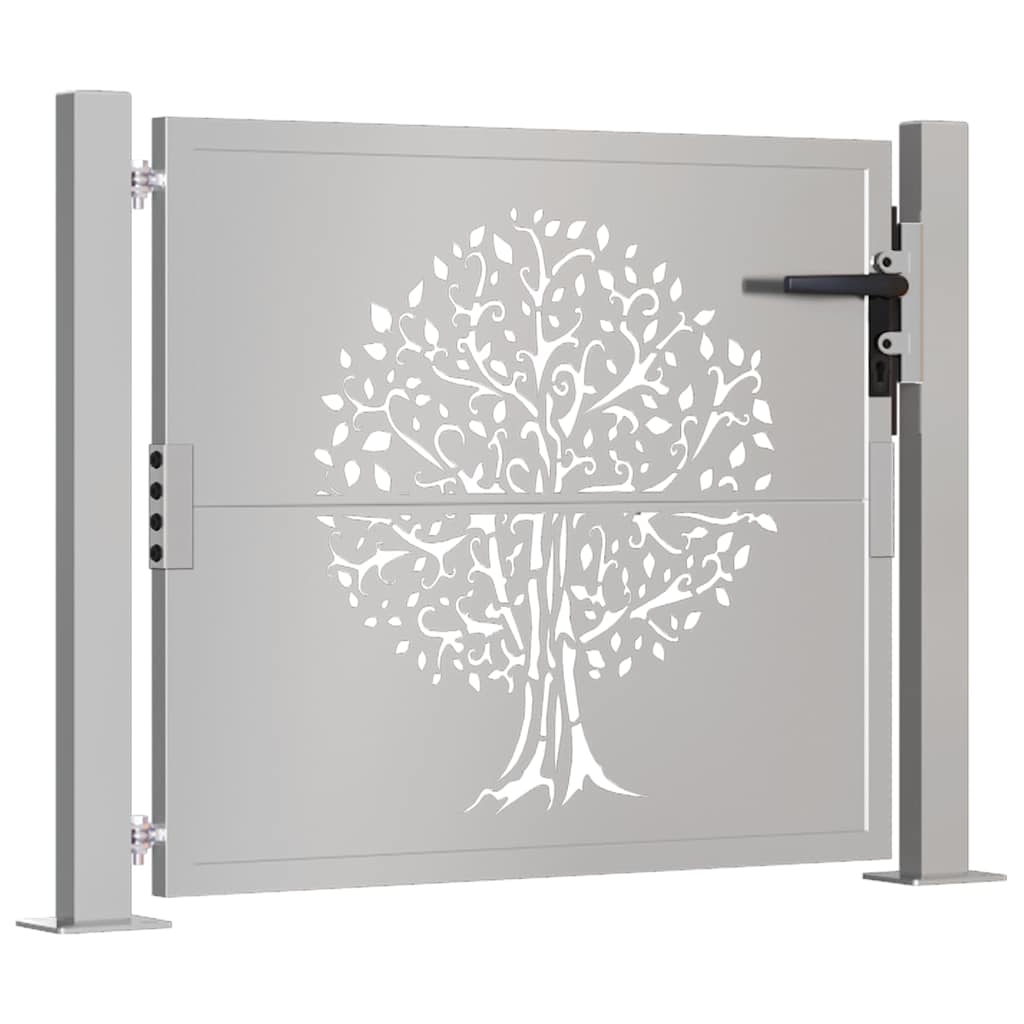 havelåge 100x100 cm cortenstål trædesign