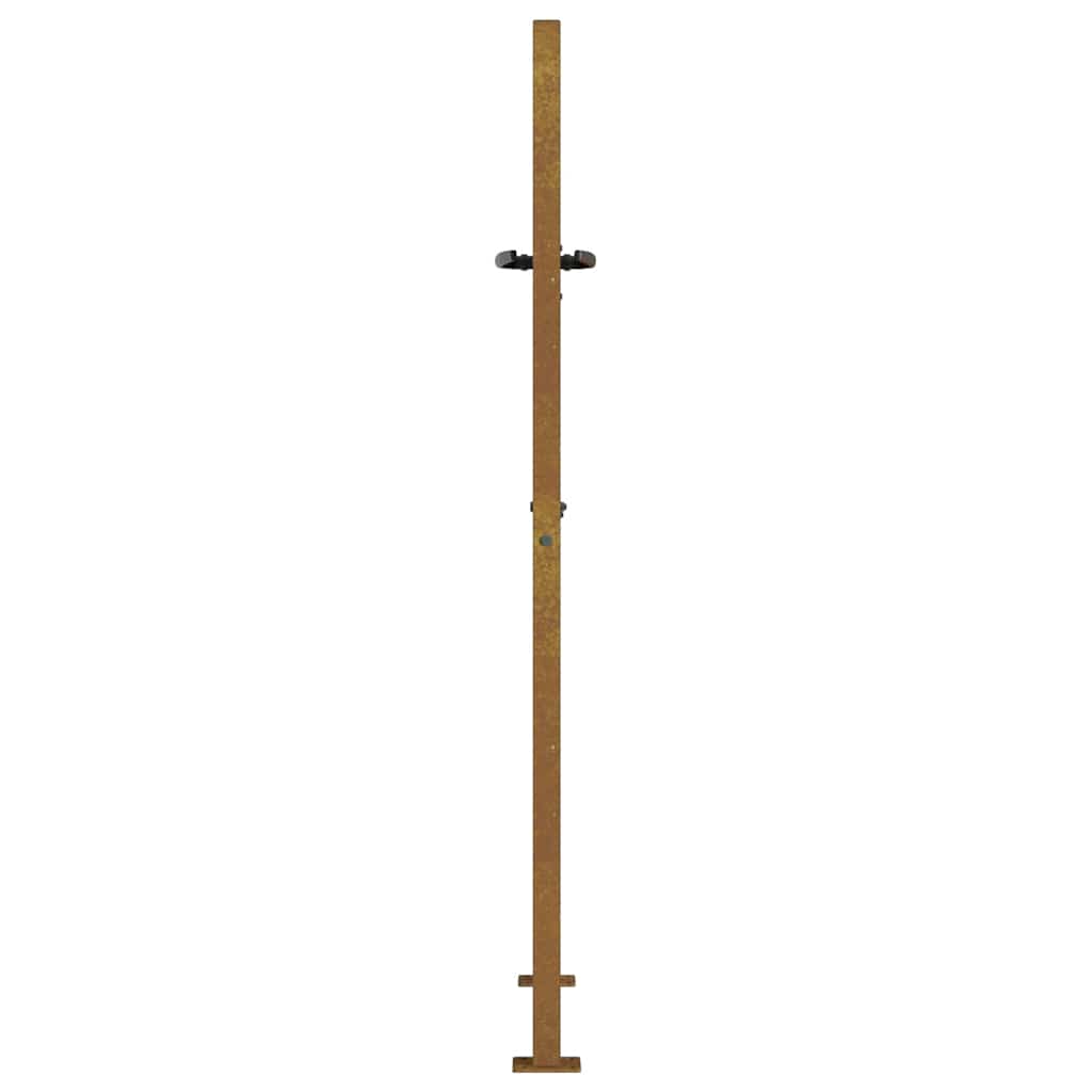 havelåge 100x125 cm cortenstål trædesign