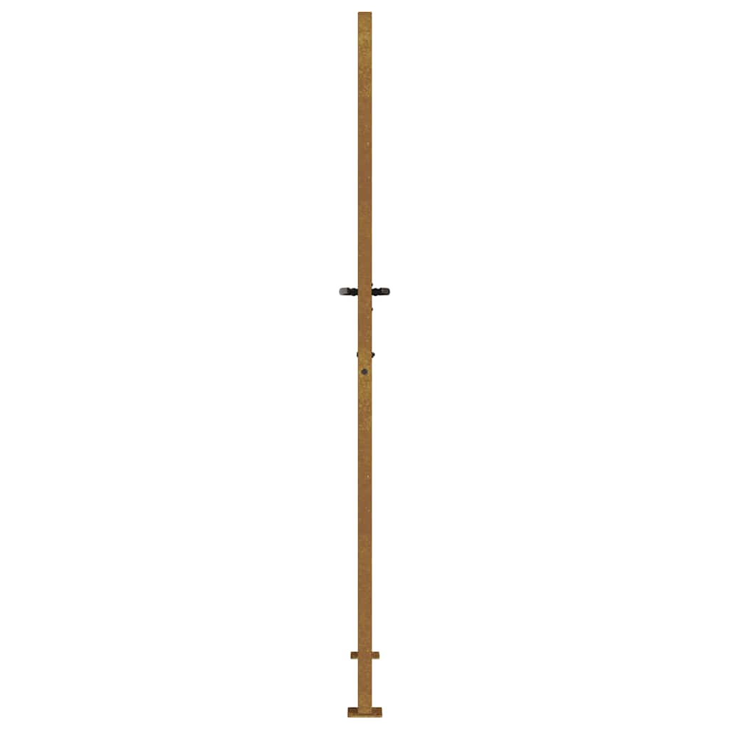 havelåge 100x200 cm cortenstål trædesign