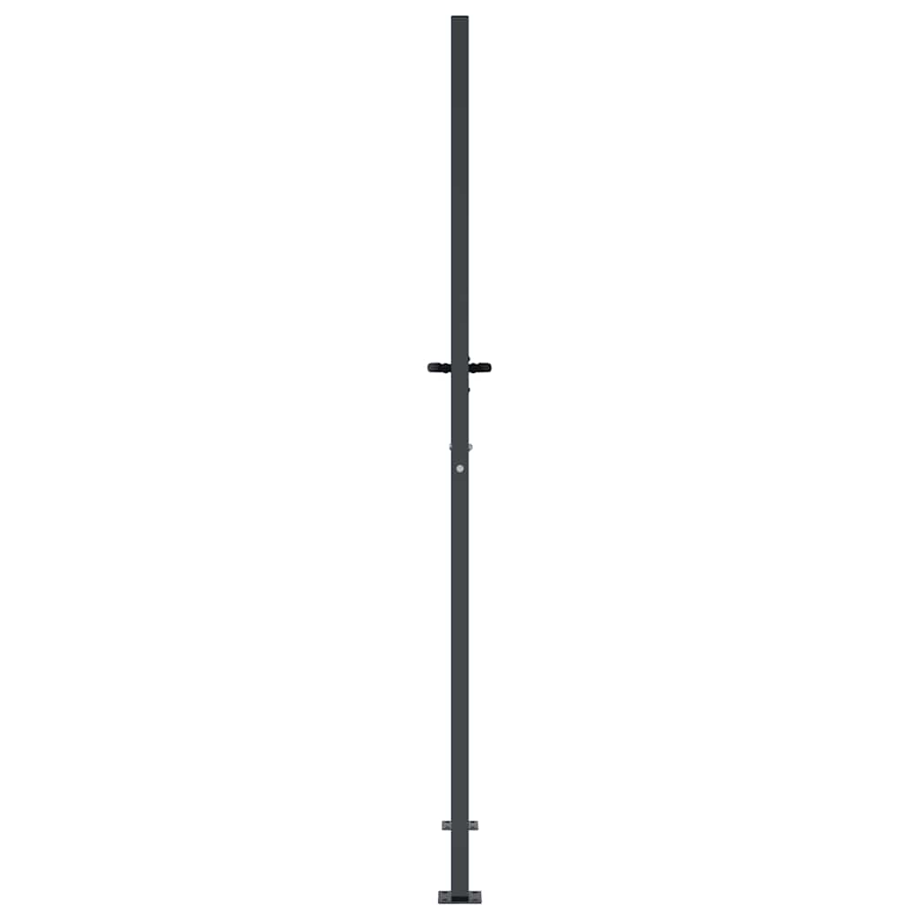 havelåge antracitgrå 100x175 cm stålgræsdesign