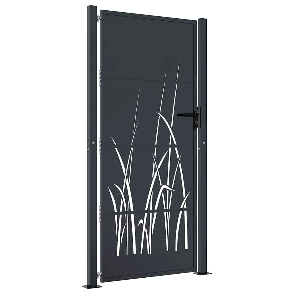 havelåge antracitgrå 100x200 cm stålgræsdesign