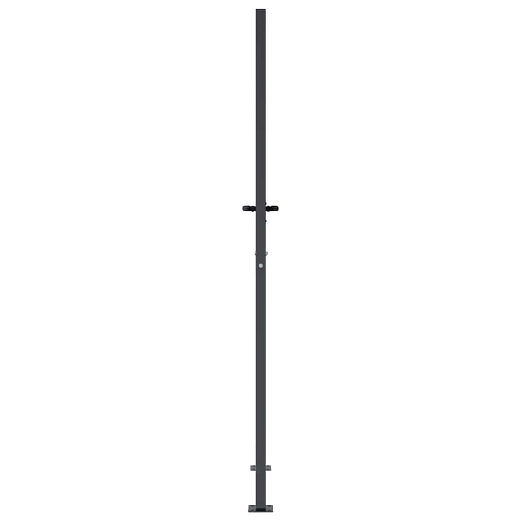 havelåge antracitgrå 100x200 cm stålgræsdesign