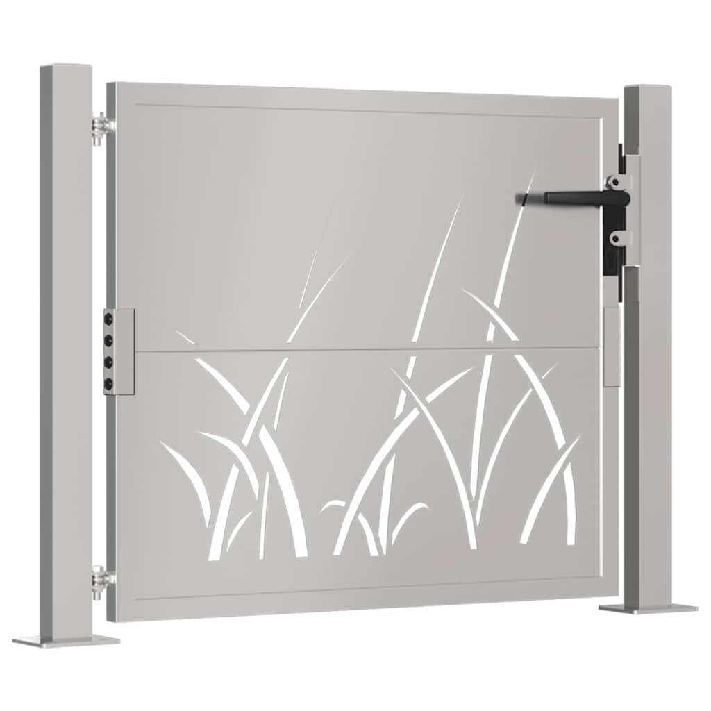 havelåge 100x75 cm cortenstål græsdesign