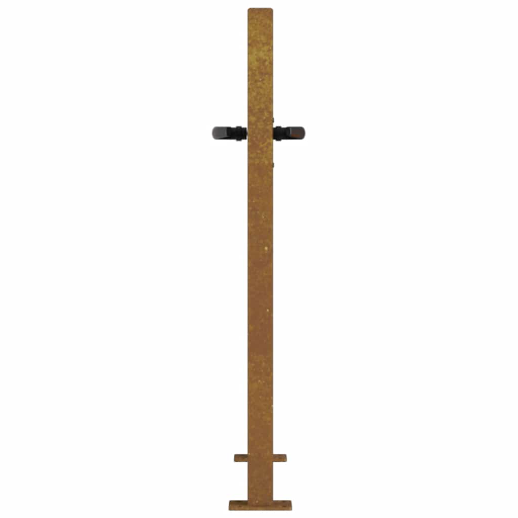 havelåge 100x75 cm cortenstål græsdesign