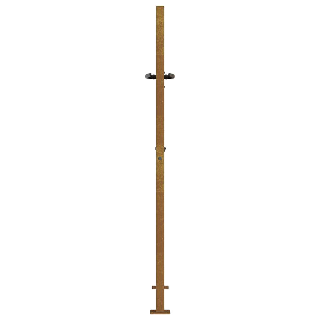 havelåge 100x125 cm cortenstål græsdesign
