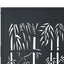 havelåge antracitgrå 100x75 cm stål bambusdesign