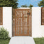 havelåge 100x125 cm cortenstål bambusdesign