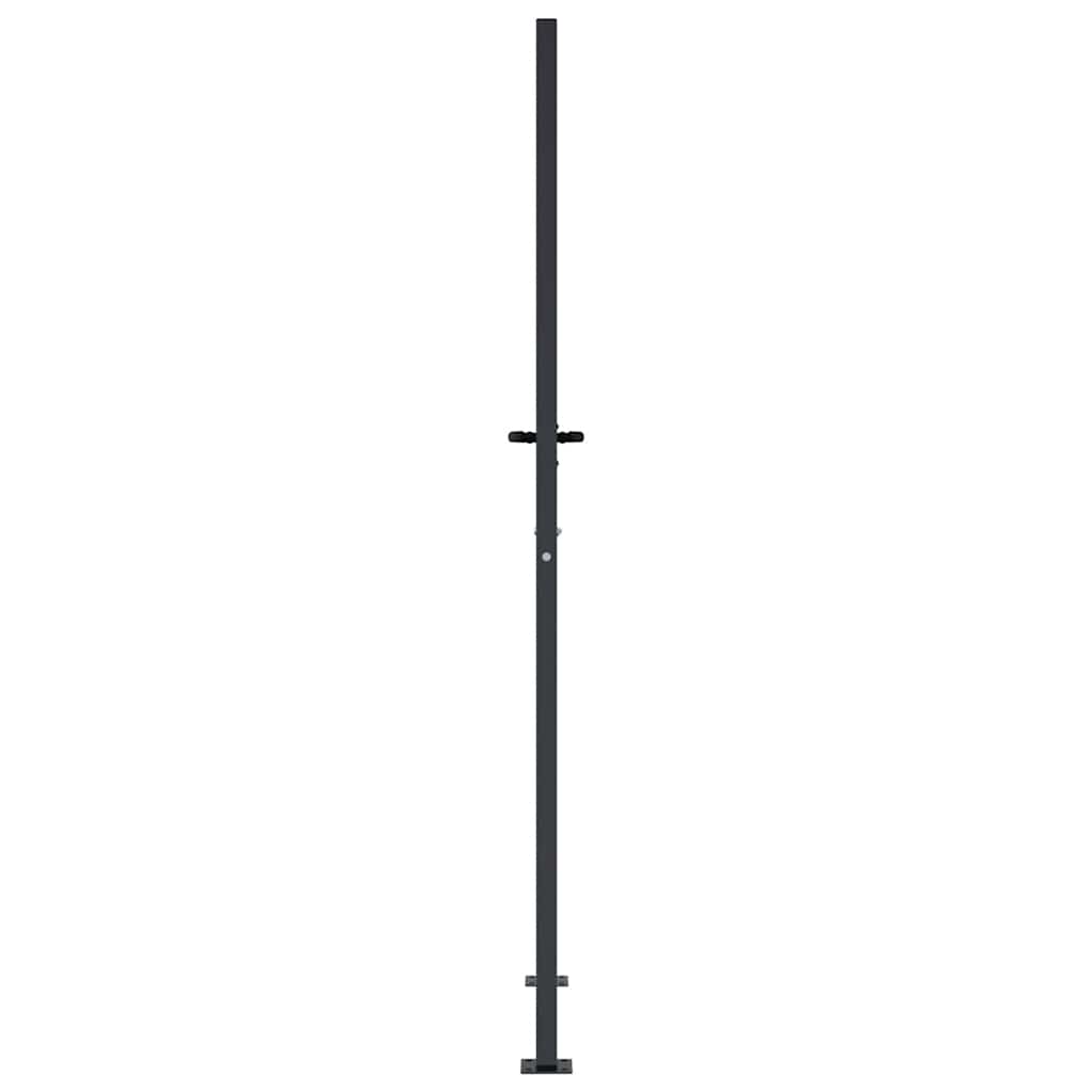 havelåge antracitgrå 100x175 cm stål firkantet design