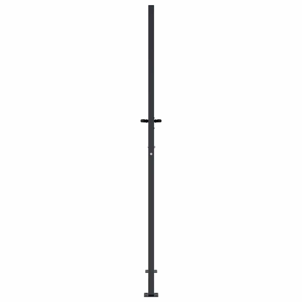 havelåge antracitgrå 100x200 cm stål firkantet design