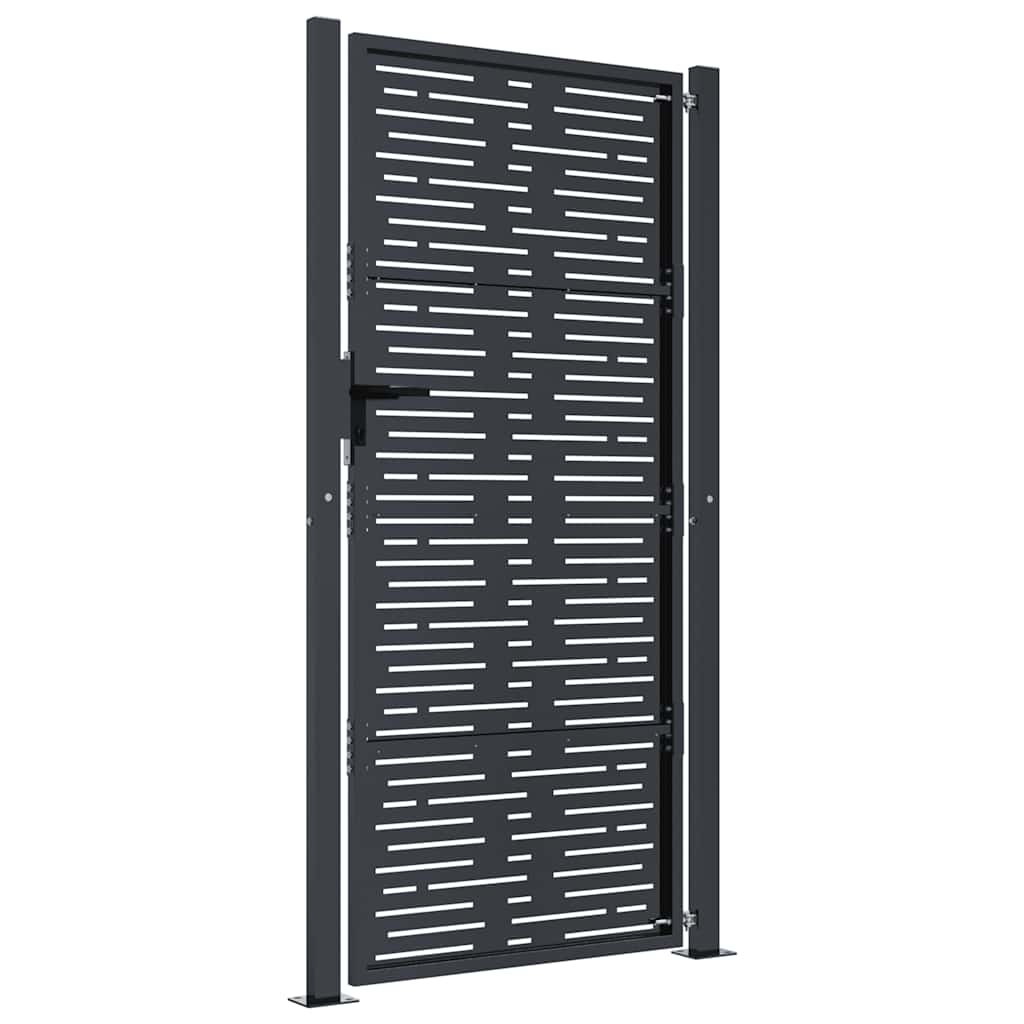 havelåge antracitgrå 100x200 cm stål firkantet design
