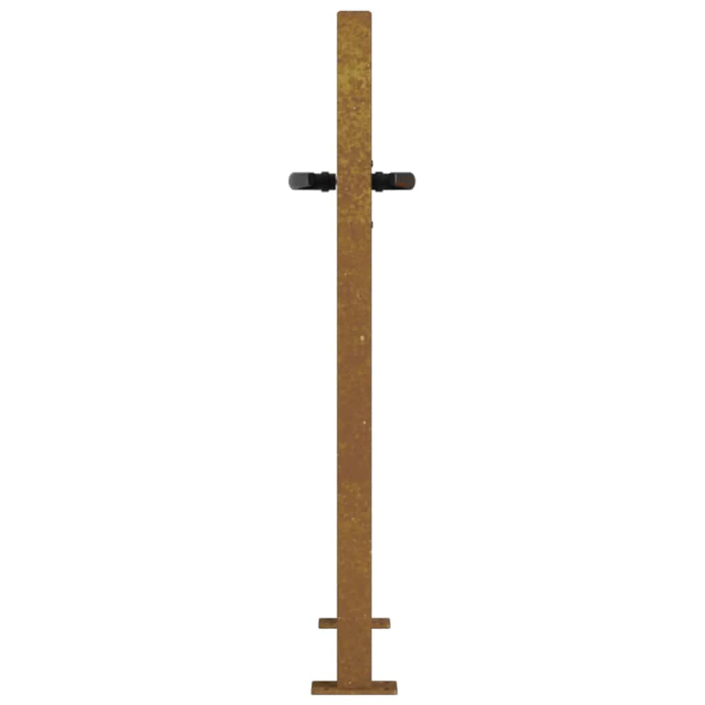 havelåge 100x75 cm cortenstål