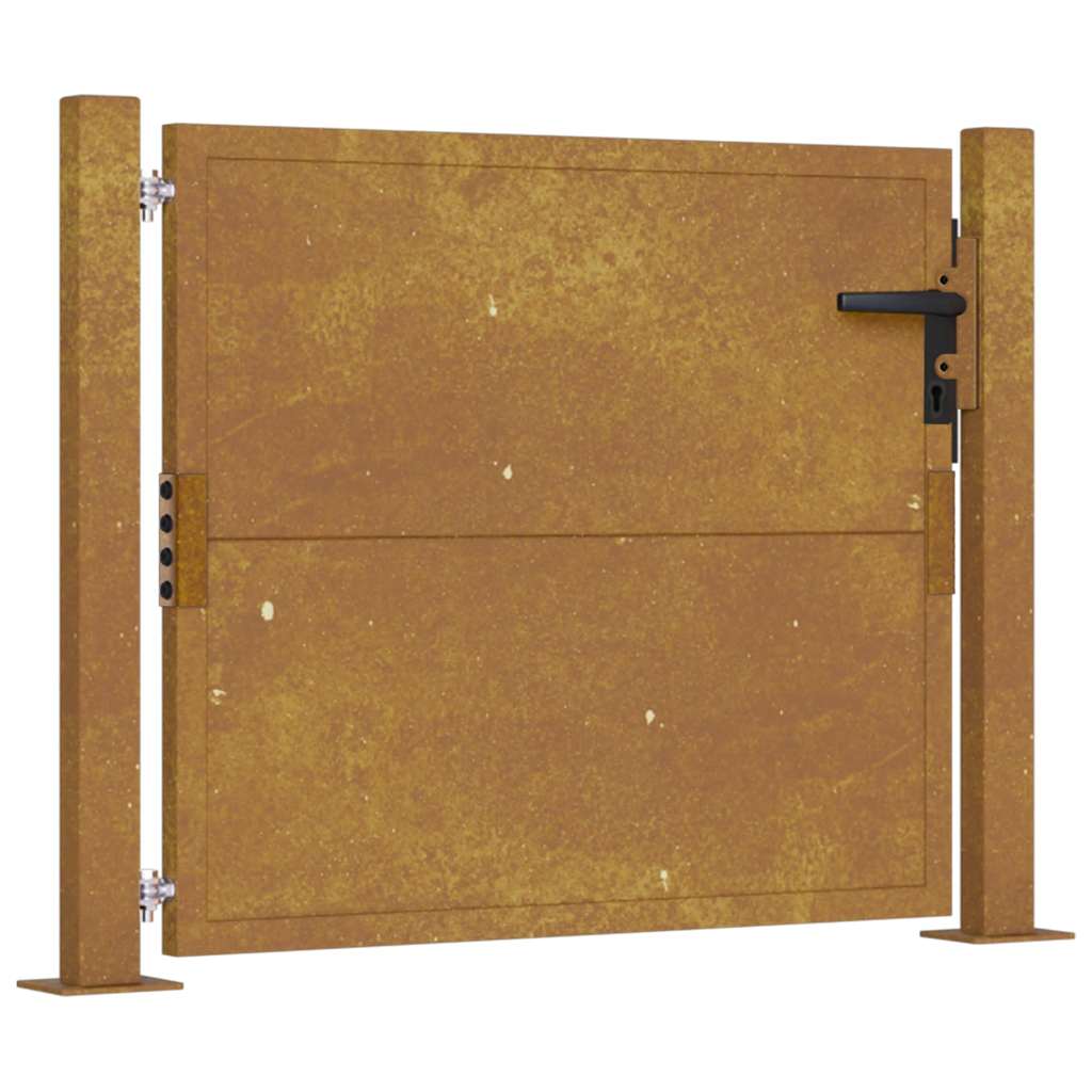 havelåge 100x100 cm cortenstål