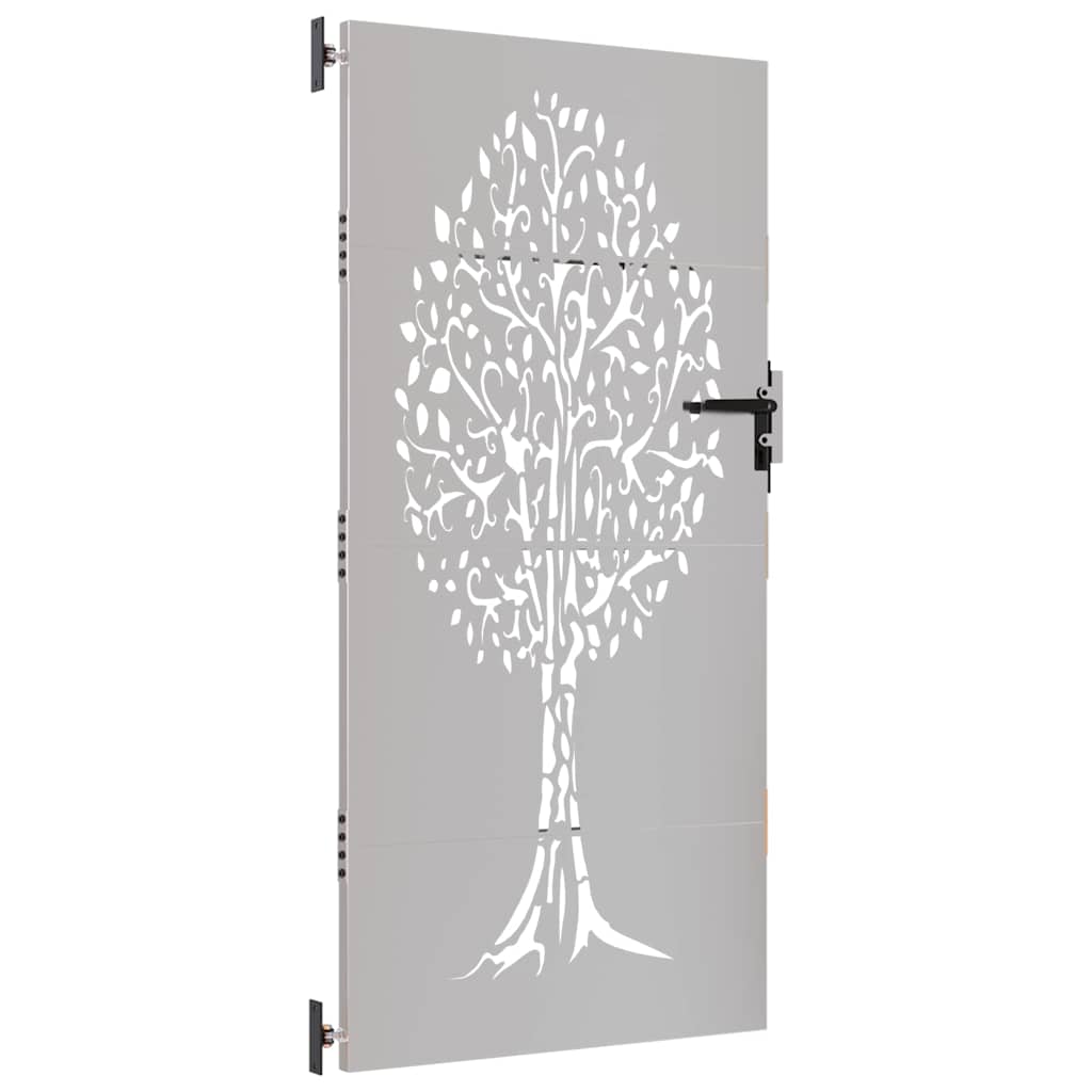 havelåge 85x175 cm cortenstål trædesign