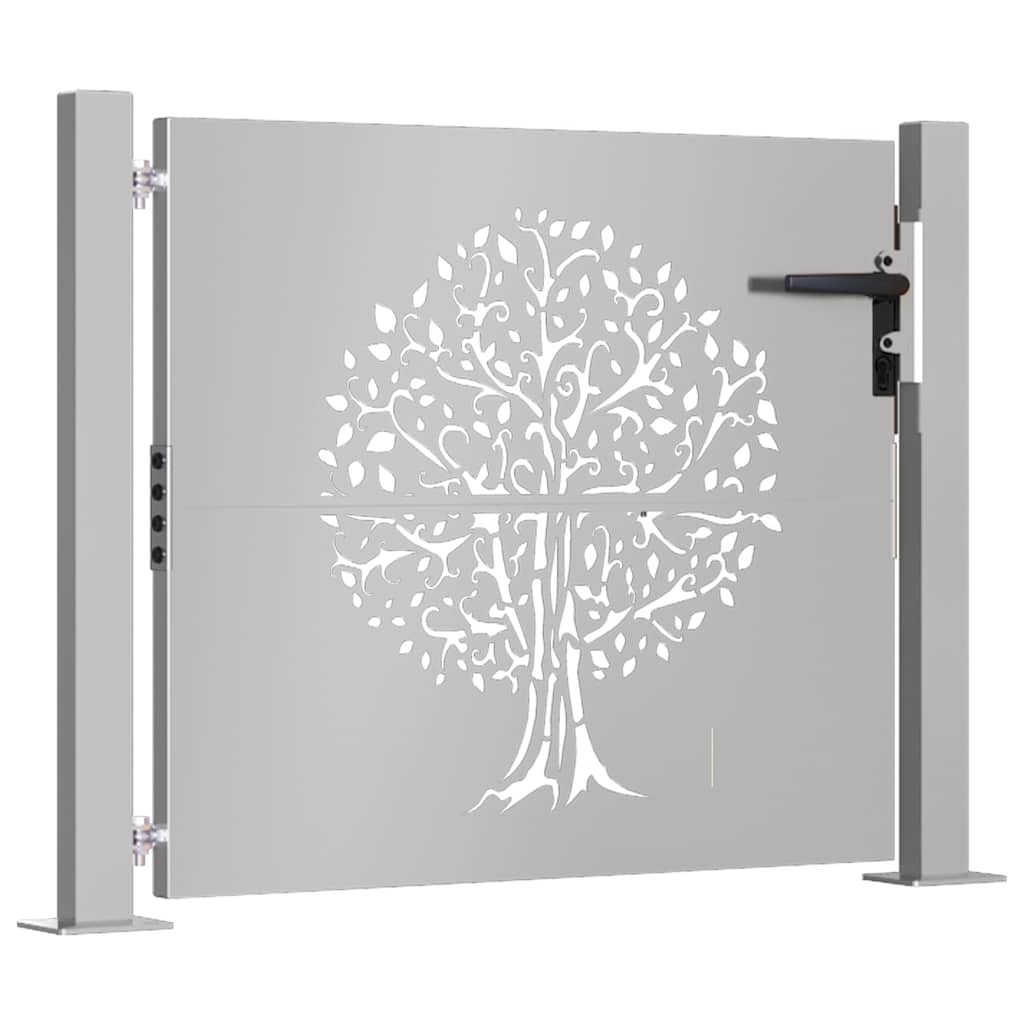havelåge 100x75 cm cortenstål trædesign