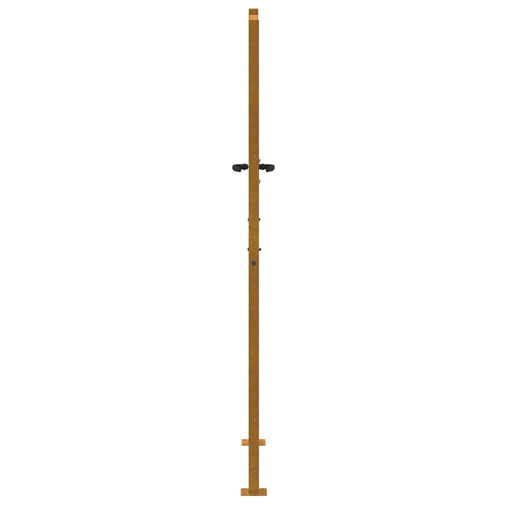 havelåge 100x175 cm cortenstål trædesign