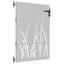 havelåge 85x125 cm cortenstål græsdesign