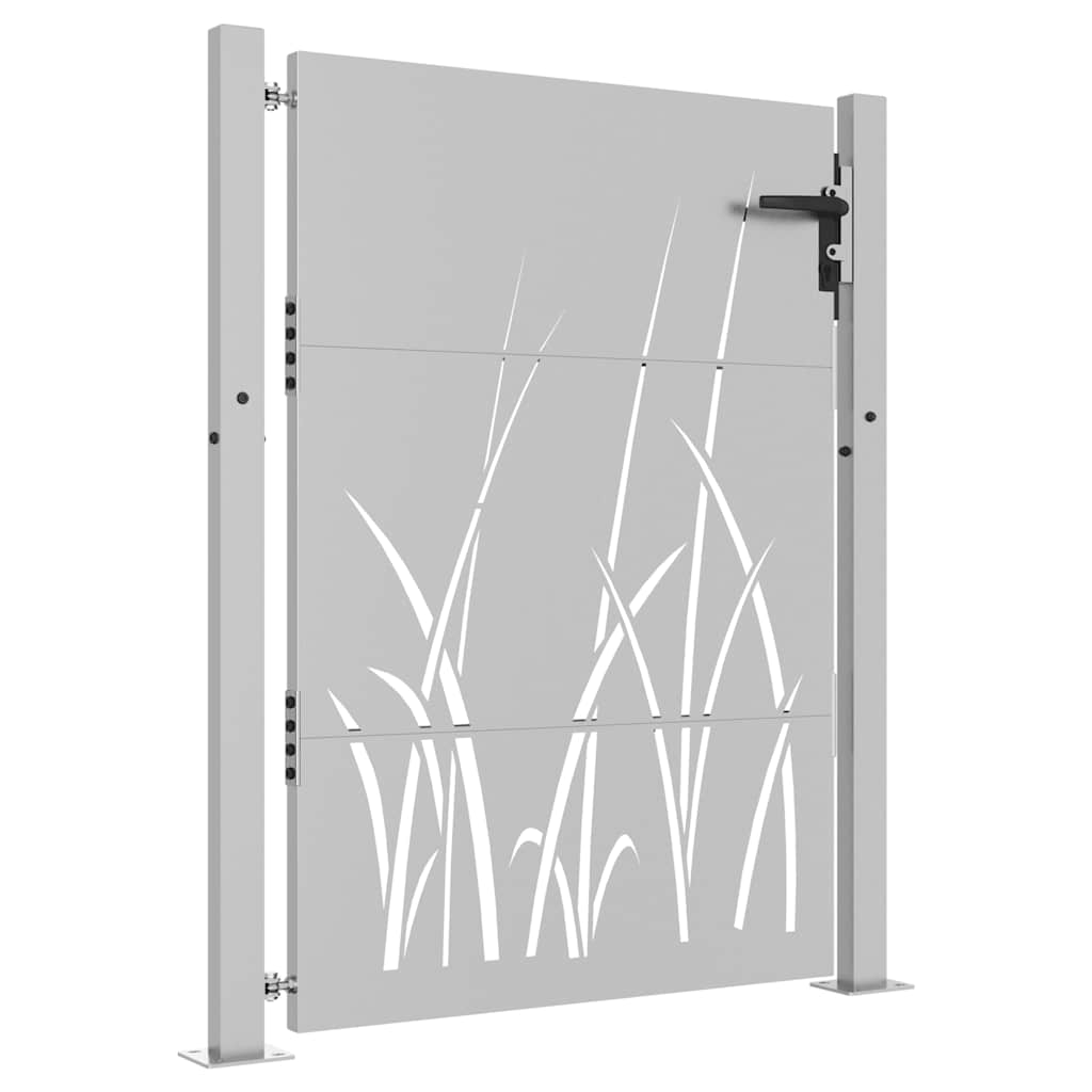 havelåge 100x150 cm cortenstål græsdesign