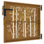 havelåge 85x75 cm cortenstål bambusdesign