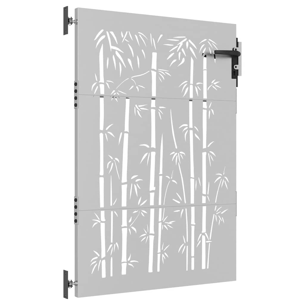 havelåge 85x125 cm cortenstål bambusdesign