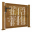 havelåge 100x100 cm cortenstål bambusdesign