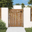 havelåge 100x125 cm cortenstål bambusdesign