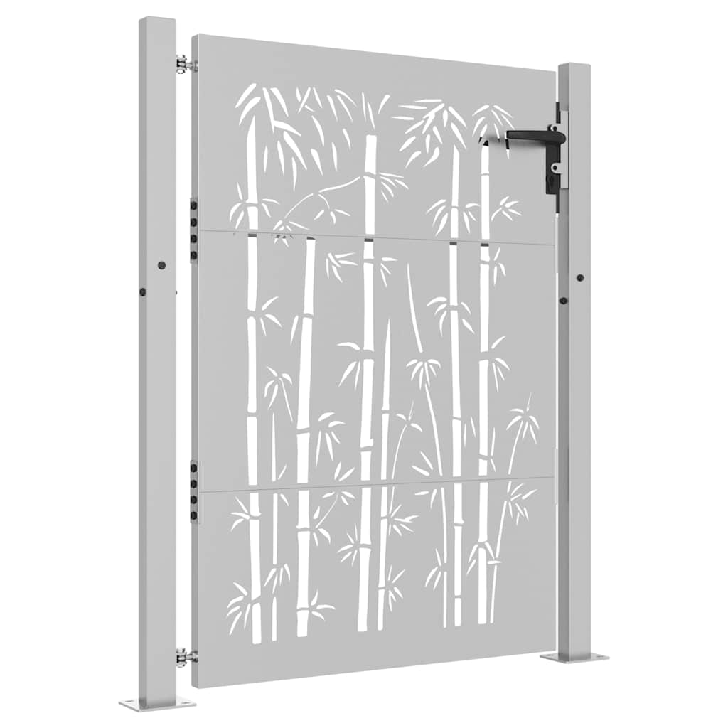 havelåge 100x150 cm cortenstål bambusdesign